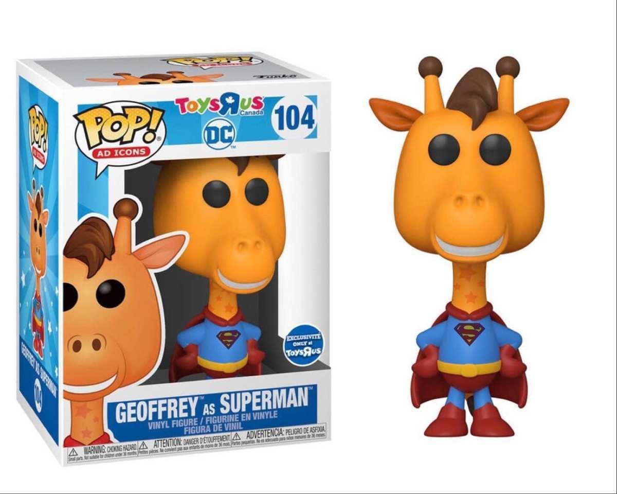 Pop! Ad Icons - Toys "R" Us - Geoffrey As Superman - #104 - Toys "R" Us EXCLUSIVE - Hobby Champion Inc