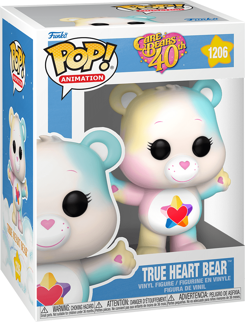 Pop! Animation - Care Bears 40th Anniversary - True Heart Bear - #1206 - Hobby Champion Inc