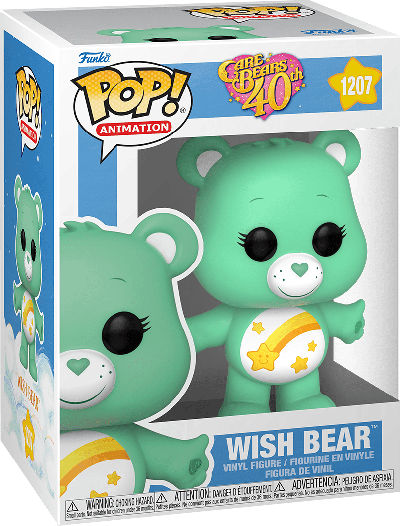 Pop! Animation - Care Bears 40th Anniversary - Wish Bear - #1207 - Hobby Champion Inc