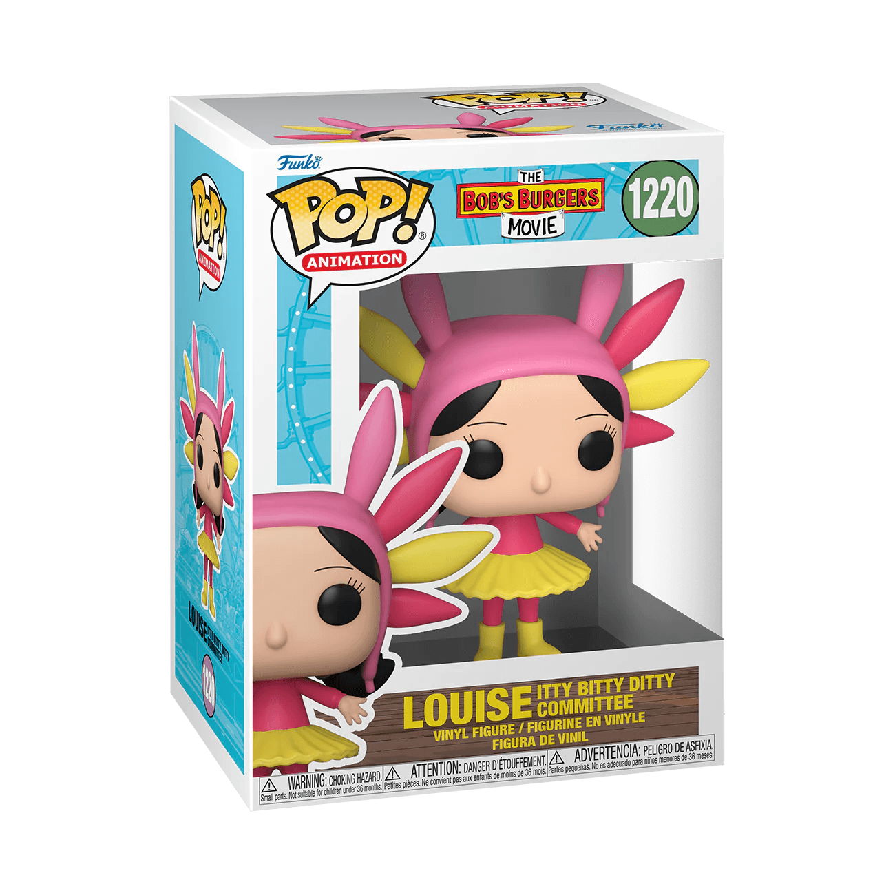 Pop! Animation - The Bob's Burgers Movie - Louise Itty Bitty Ditty Committee - #1220 - Hobby Champion Inc