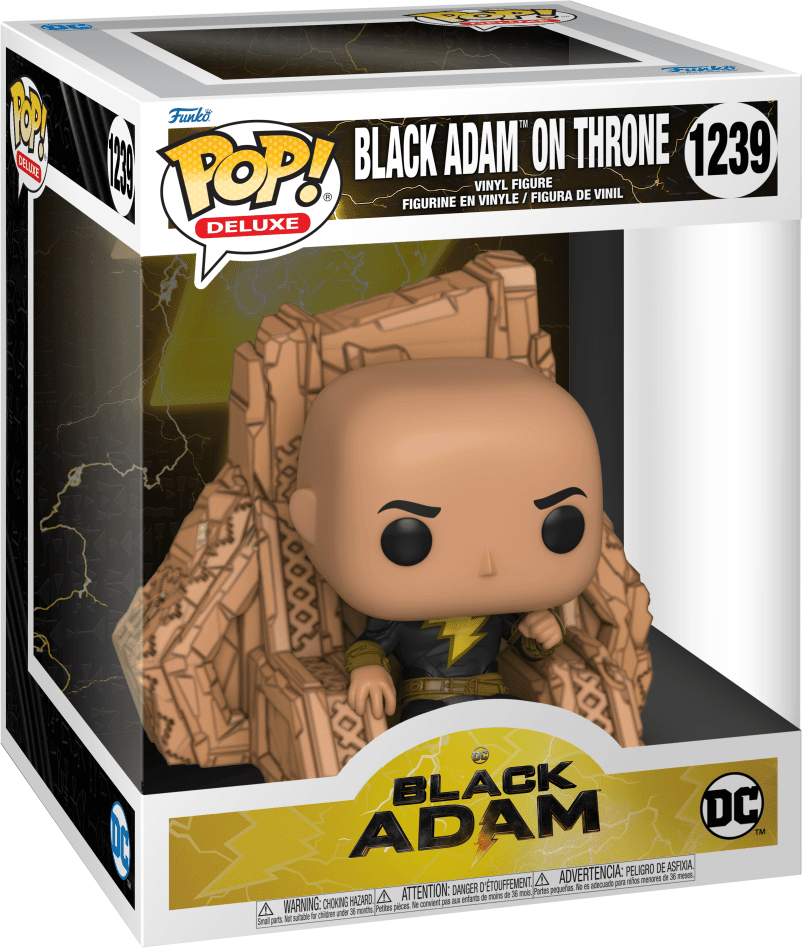 Pop! Deluxe - DC - Black Adam - Black Adam On Throne - #1239 - Hobby Champion Inc