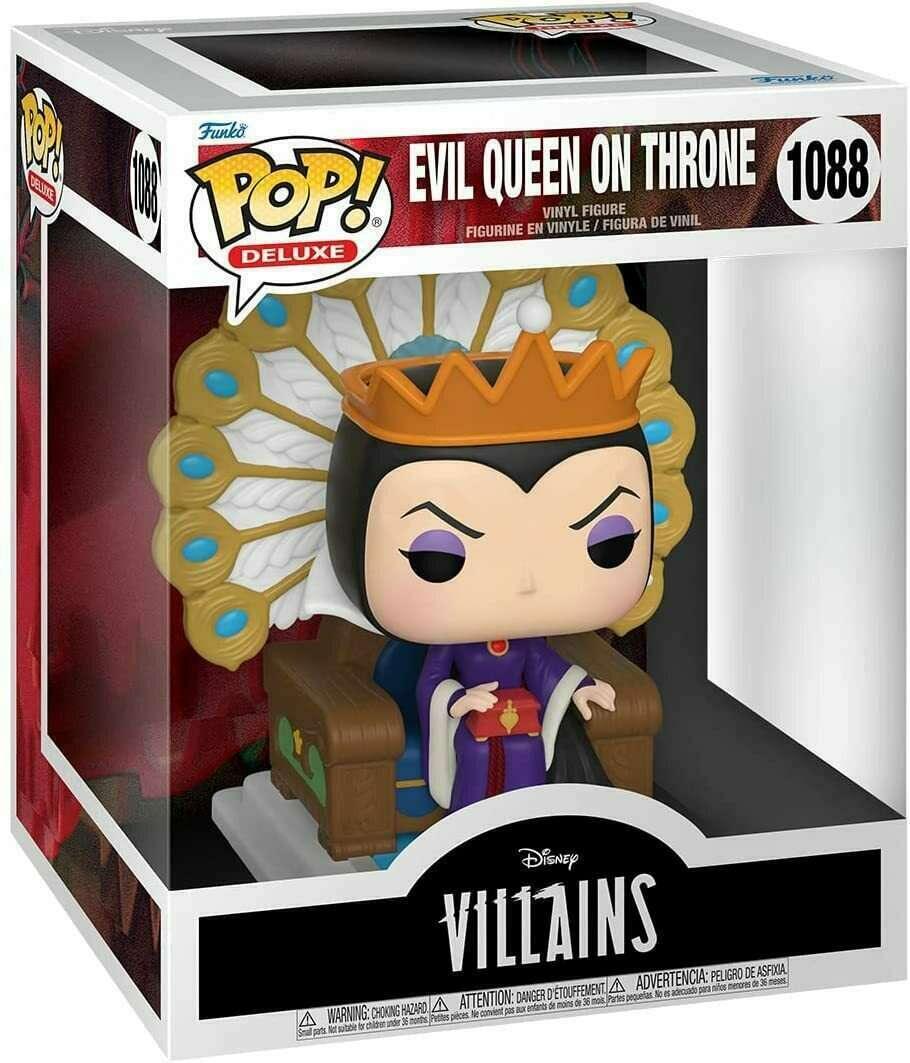 Pop! Deluxe - Disney - Villains - Evil Queen On Throne - #1088 - Hobby Champion Inc