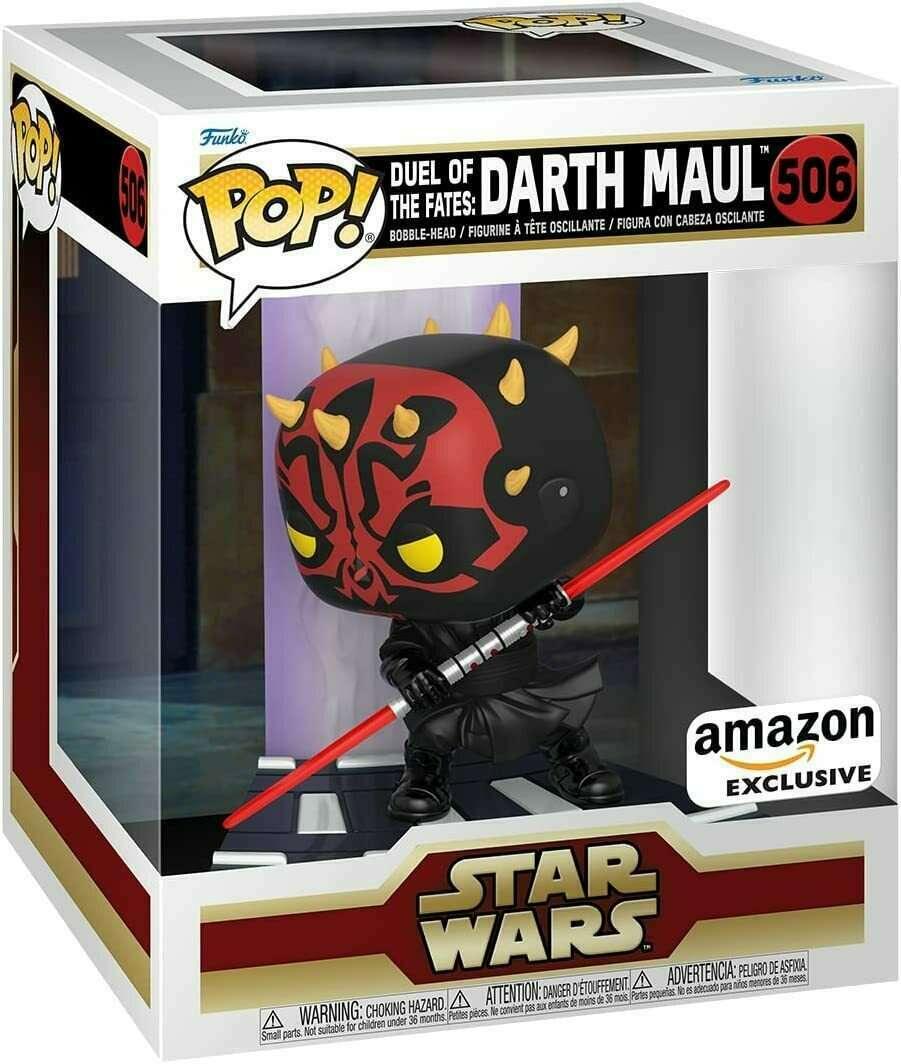 Pop! Deluxe - Star Wars - Duel Of The Fates: Darth Maul - #506 - Amazon EXCLUSIVE - Hobby Champion Inc