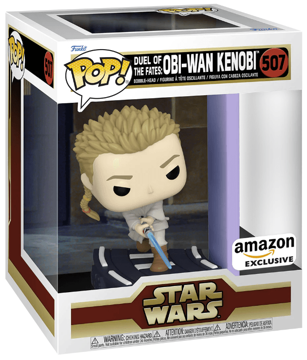 Pop! Deluxe - Star Wars - Duel Of The Fates: Obi-Wan Kenobi - #507 - Amazon EXCLUSIVE - Hobby Champion Inc