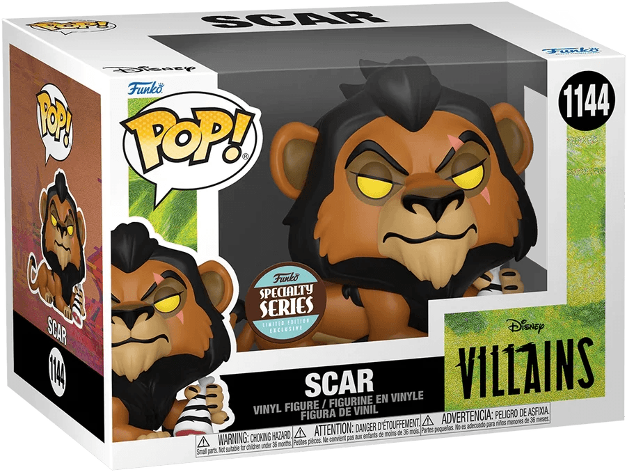 Pop! Disney - Villains - The Lion King - Scar - #1144 - Funko Specialty Series LIMITED Edition EXCLUSIVE - Hobby Champion Inc