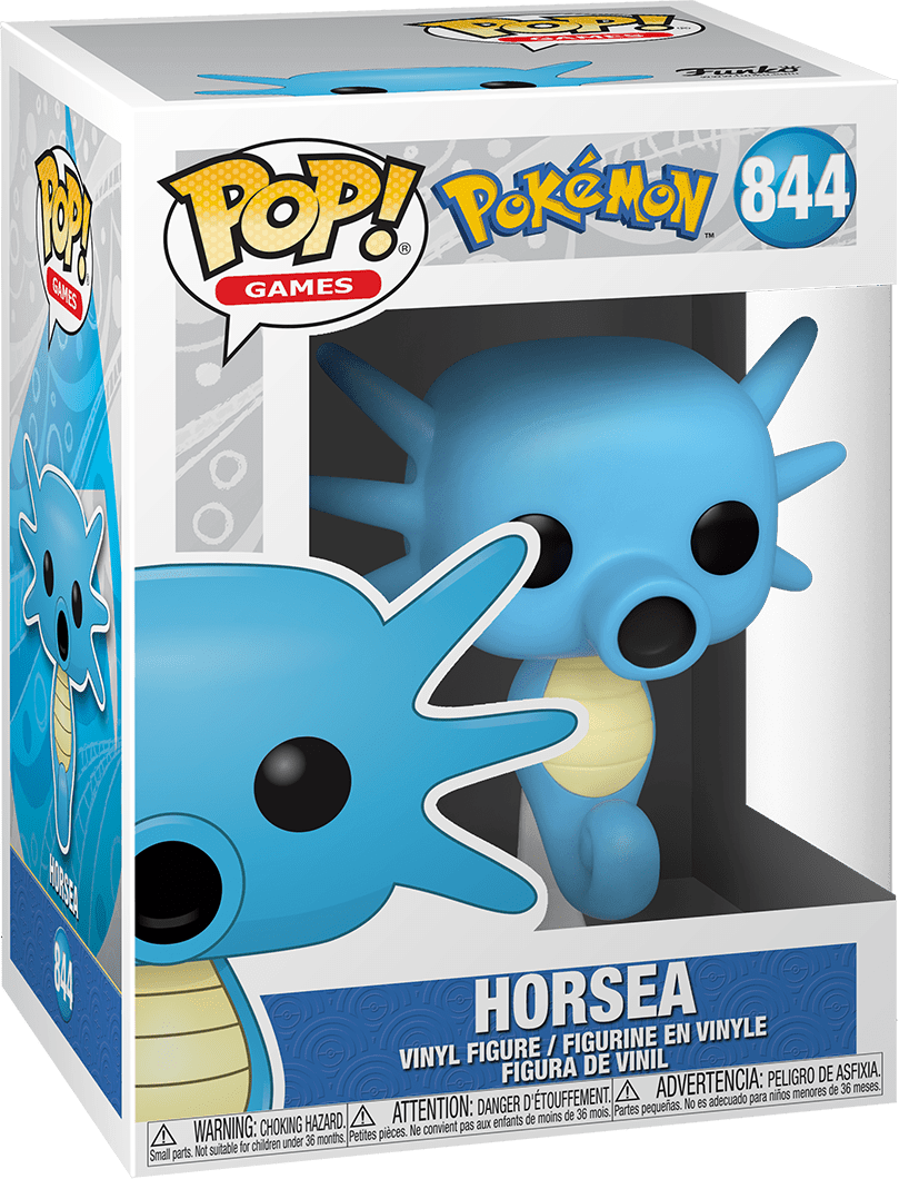 Pop! Games - Pokemon - Horsea - #844 - Hobby Champion Inc
