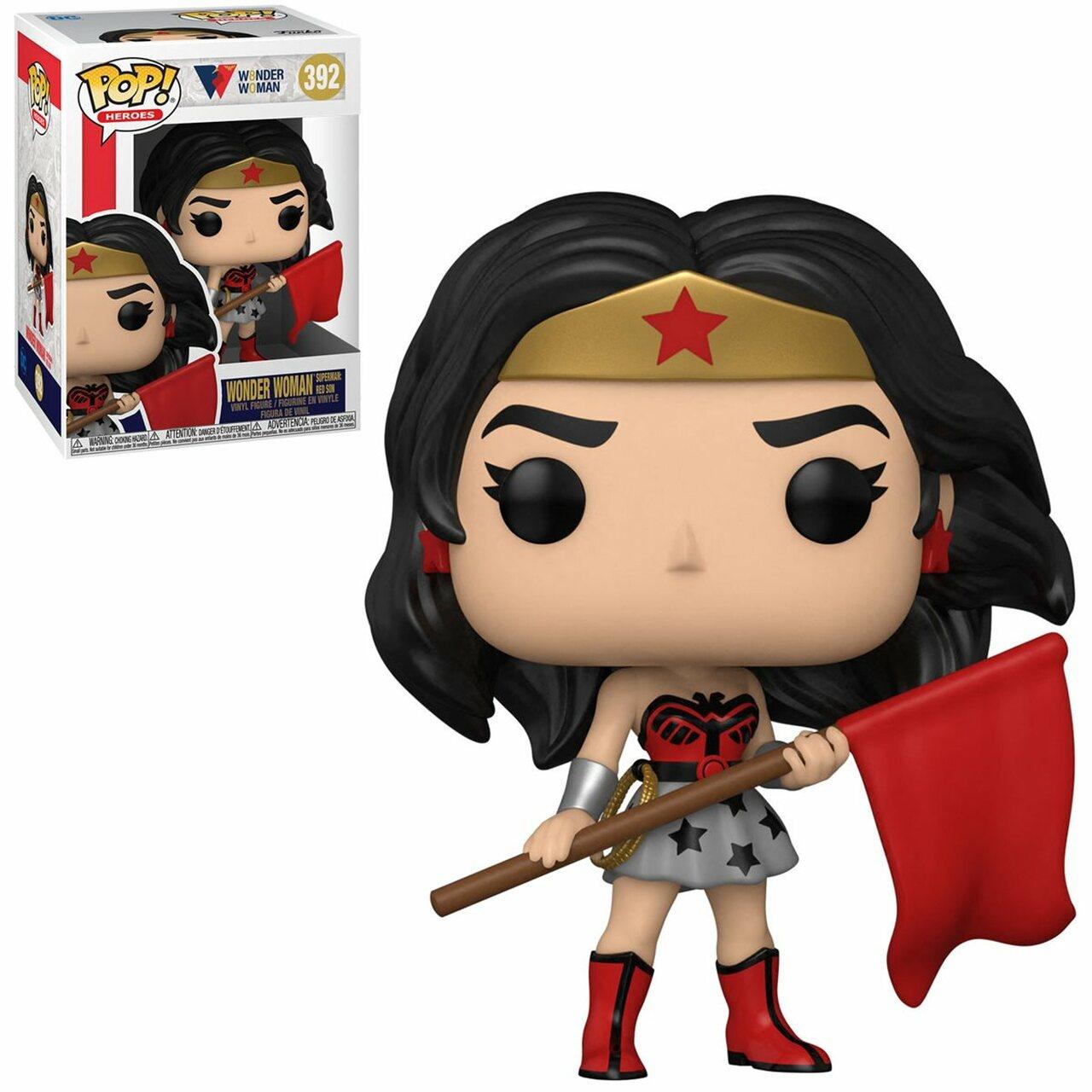 Pop! Heroes - DC - Wonder Woman Superman Red Son - #392 - Hobby Champion Inc