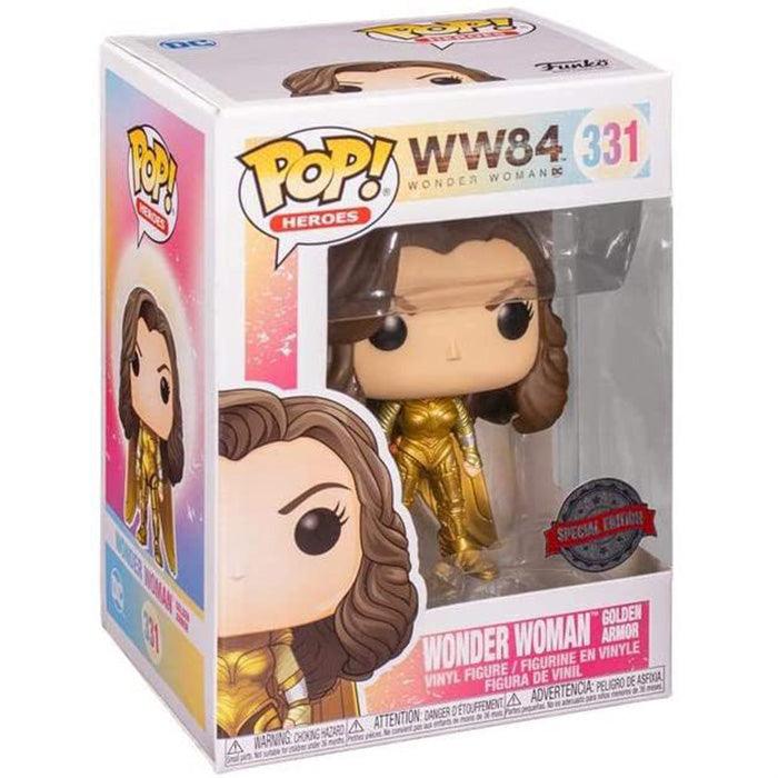 Pop! Heroes - DC - WW84 - Wonder Woman Golden Armor - #331 - SPECIAL Edition - Hobby Champion Inc