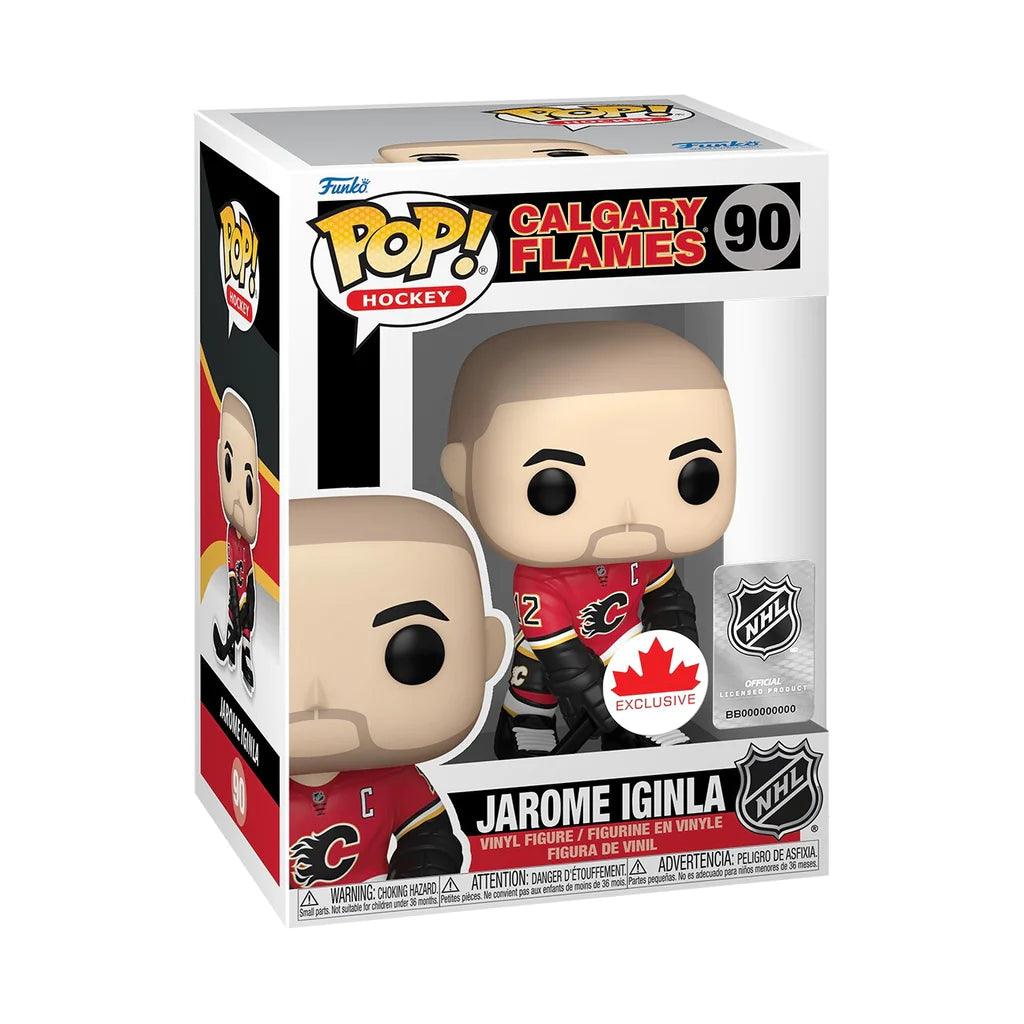 Pop! Hockey - Calgary Flames - Jarome Iginla (Home Jersey) - #90 - Canada EXCLUSIVE - Hobby Champion Inc