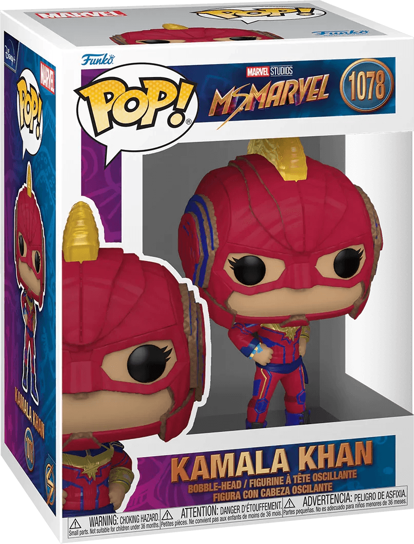 Pop! Marvel - Ms. Marvel - Kamala Khan - #1078 - Hobby Champion Inc