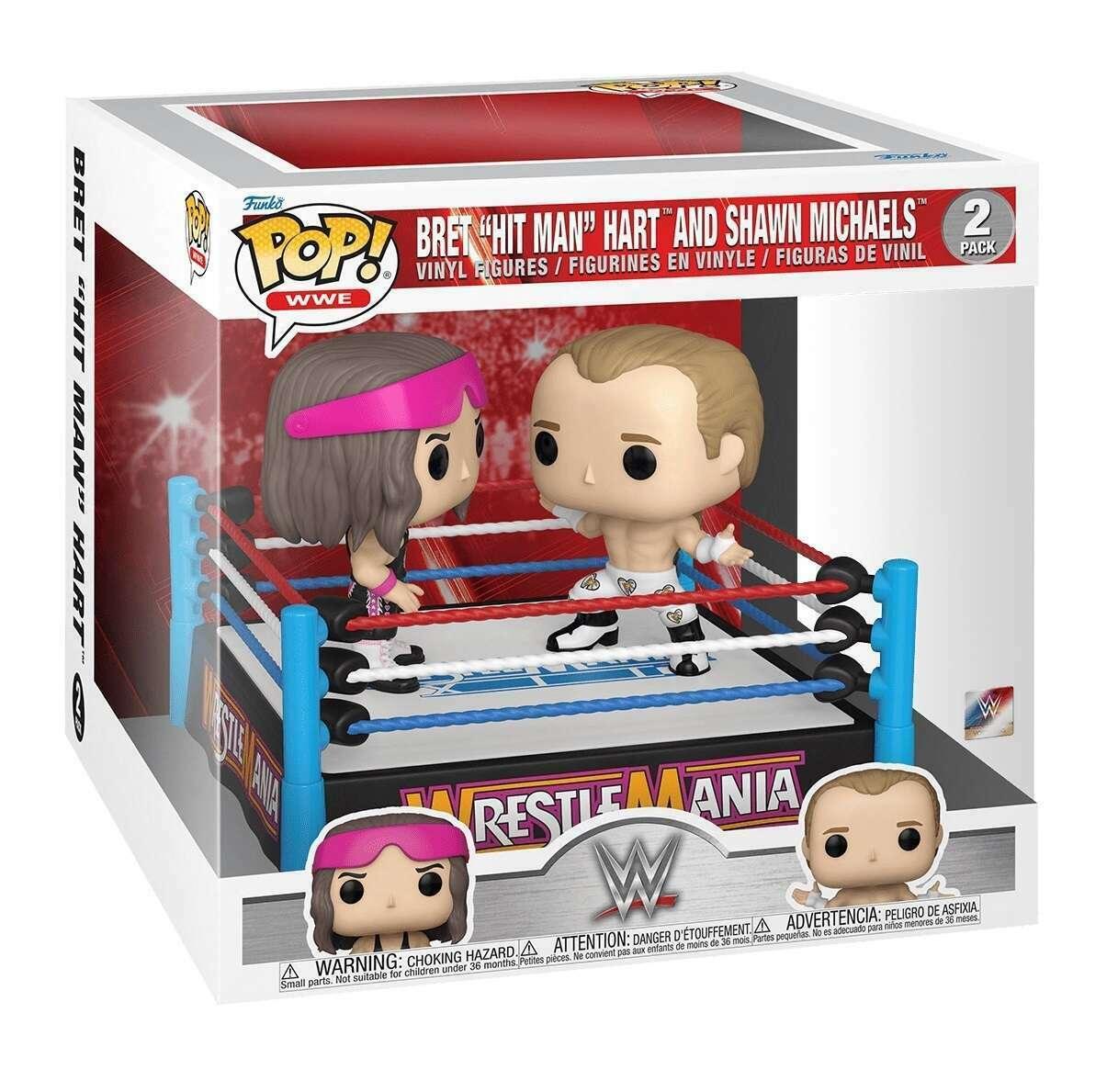 Pop! Moment - WWE - Bret "Hit Man" Hart And Shawn Michaels (2 Pack) - Hobby Champion Inc