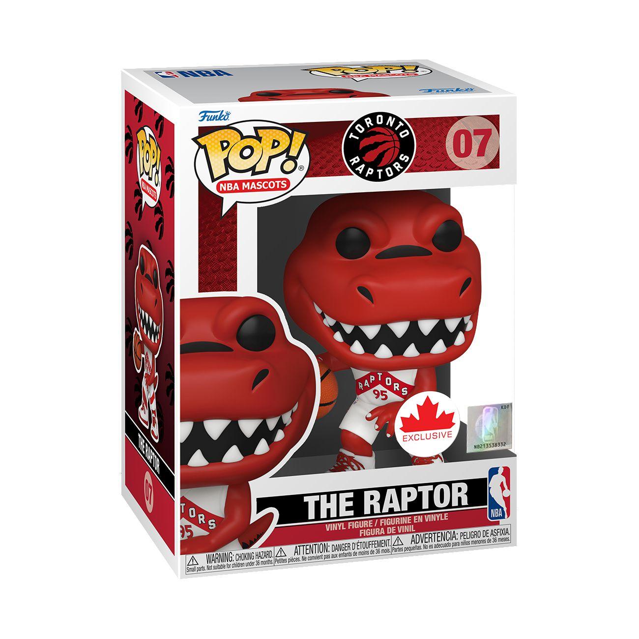 Pop! NBA Mascots - Basketball - Toronto Raptors - The Raptor - #07 - Canada EXCLUSIVE - Hobby Champion Inc