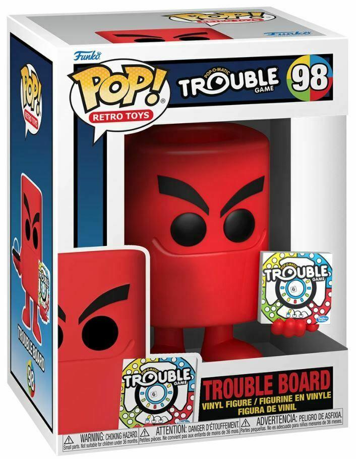 Pop! Retro Toys - Hasbro - Pro-O-Matic Trouble Game - Trouble Board - #98 - Hobby Champion Inc