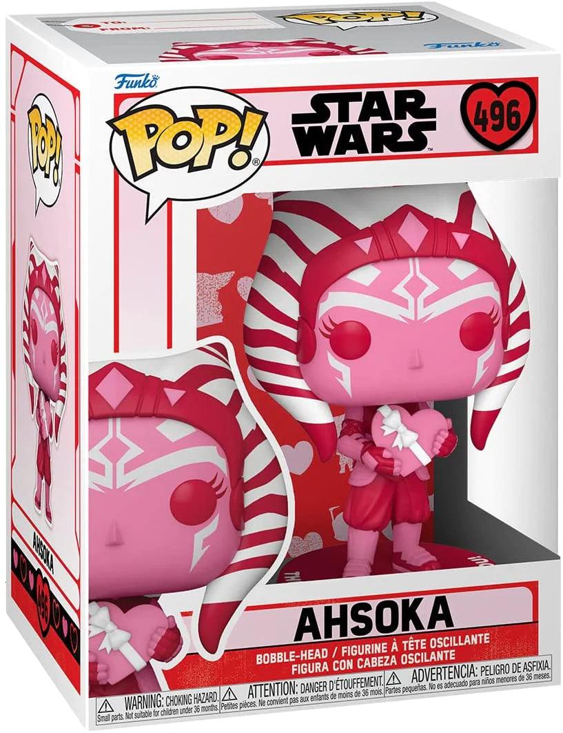 Pop! Star Wars - Ahsoka (Pink Valentine) - #496 - Hobby Champion Inc
