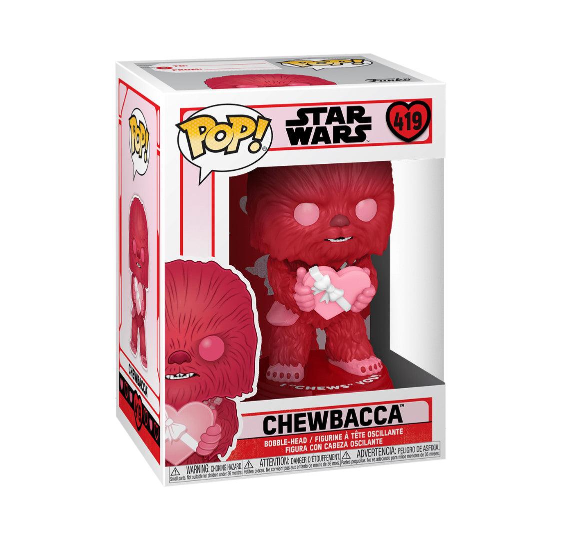 Pop! Star Wars - Chewbacca (Pink Valentine) - #419 - Hobby Champion Inc