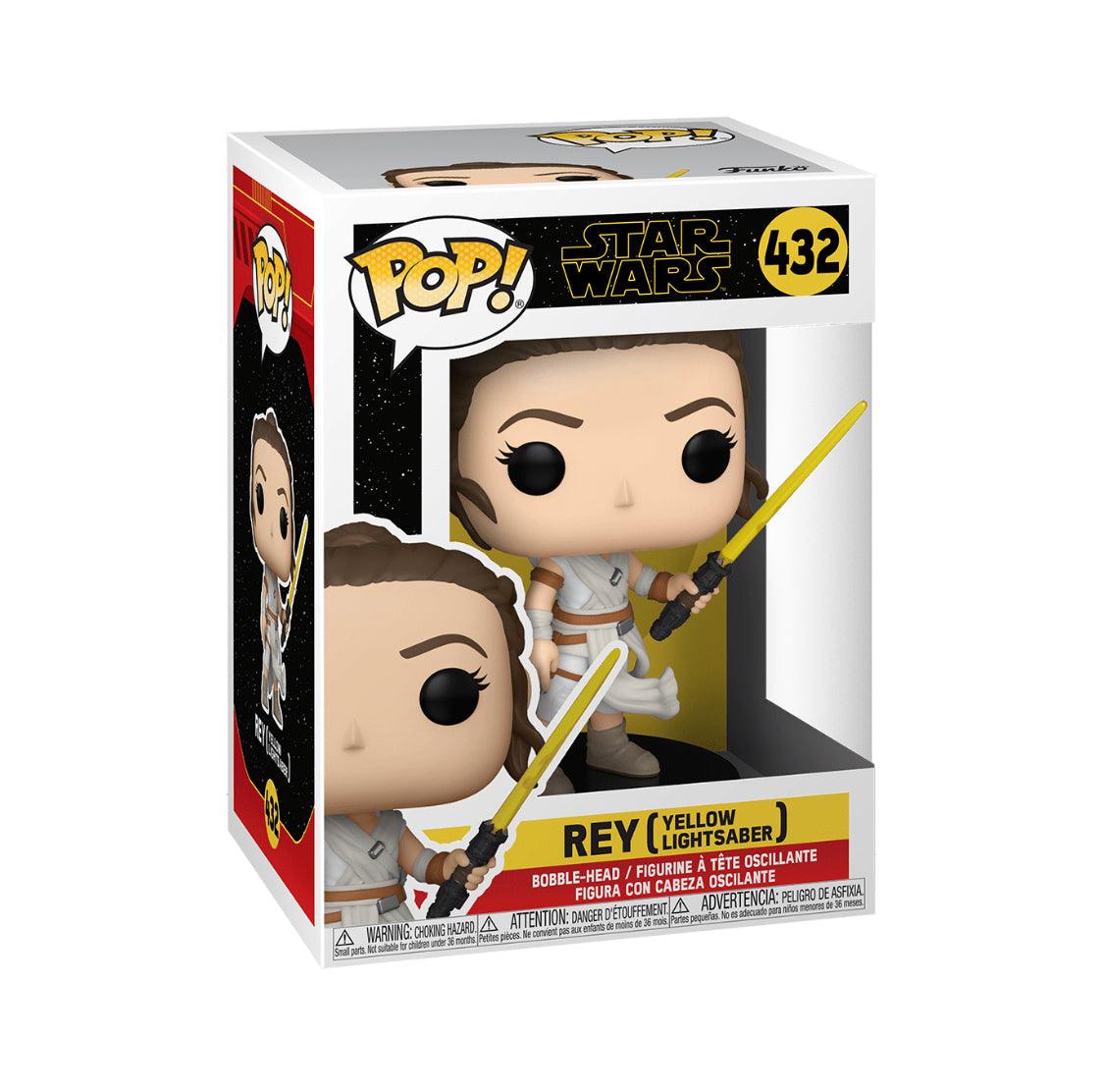 Pop! Star Wars - Rey (Yellow Lightsaber) - #432 - Hobby Champion Inc