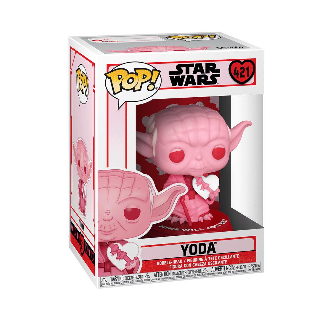 Pop! Star Wars - Yoda (Pink Valentine) - #421 - Hobby Champion Inc