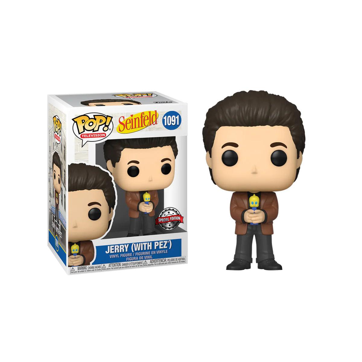 Pop! Television - Seinfeld - Jerry (With Pez)- #1091 - SPECIAL Edition - Hobby Champion Inc