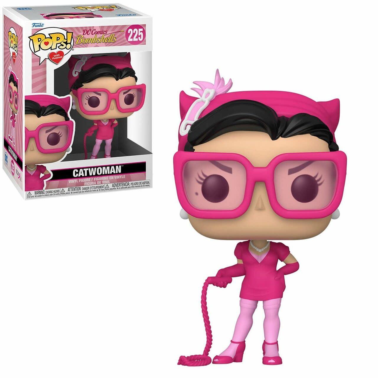 Pop! With Purpose - Breast Cancer Awareness - DC Comics Bombshells - Catwoman - #225 - Hobby Champion Inc