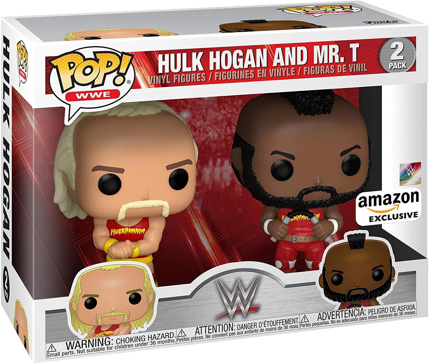 Pop! WWE - Hulk Hogan And Mr. T (2-Pack) - Amazon EXCLUSIVE - Hobby Champion Inc