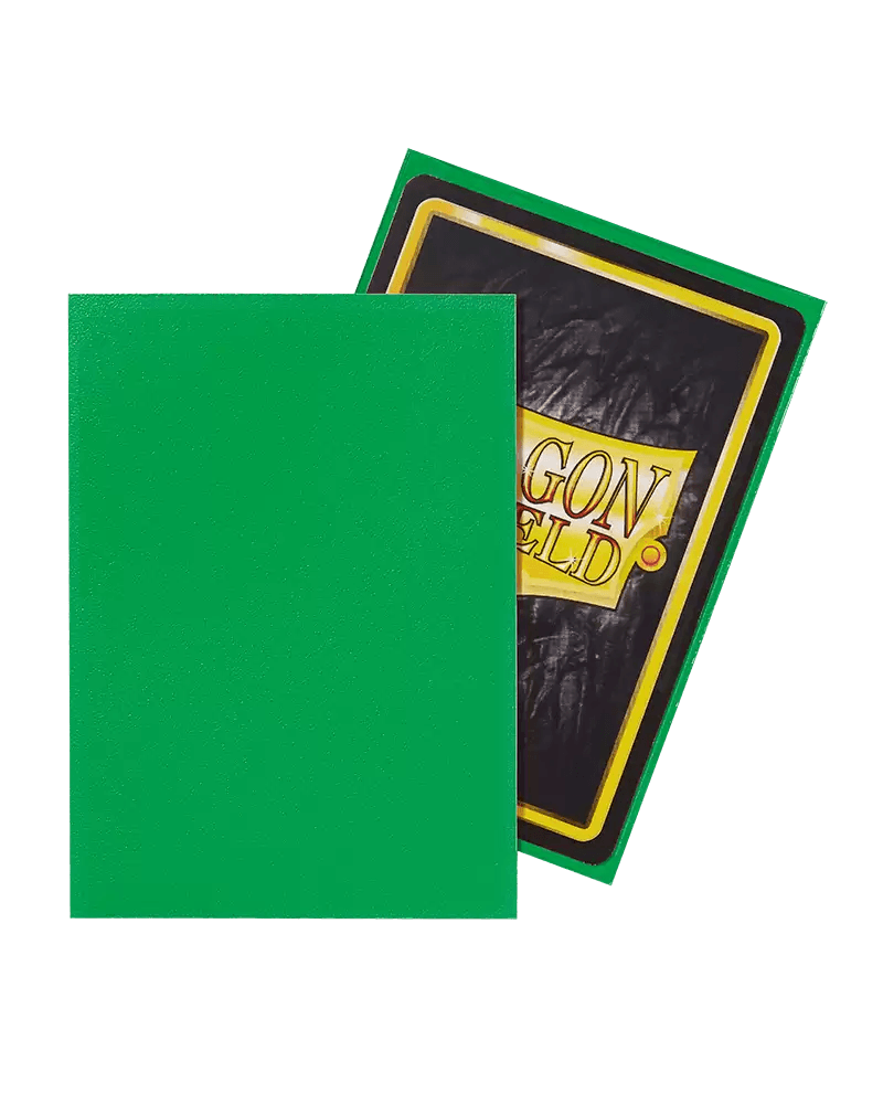 Sleeves (100ct) - Matte Apple Green - Standard Size - Dragon Shield - Hobby Champion Inc