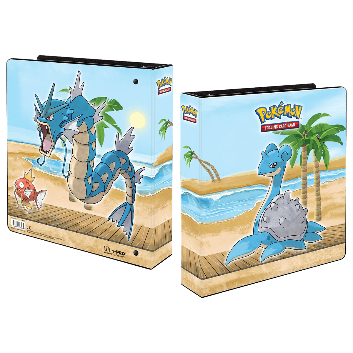 Ultra PRO - Album/Binder/Portfolio - 2" - Pokemon - Seaside (Gyarados, Lapras, and Magikarp) - Hobby Champion Inc