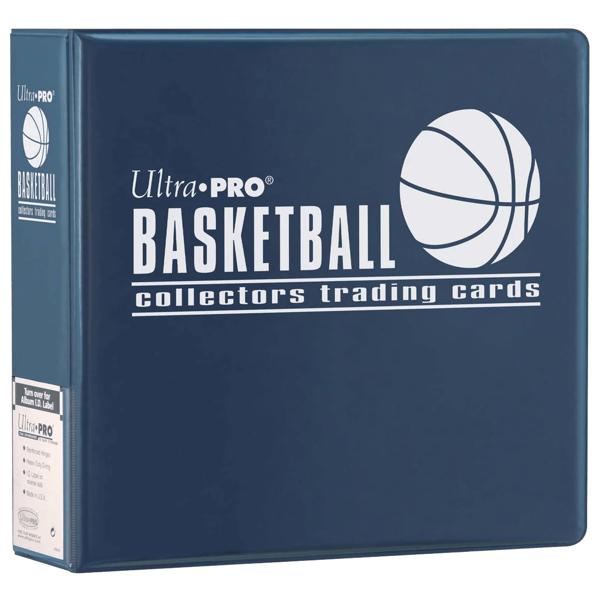 Ultra PRO - Album/Binder/Portfolio - 3" Basketball Trading Card (Blue Color) - Hobby Champion Inc