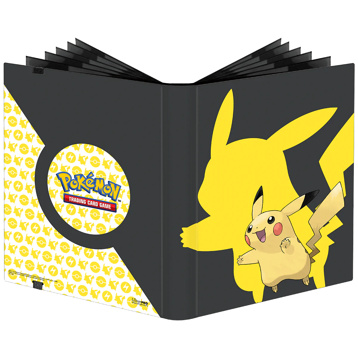 Ultra PRO - Album/Binder/Portfolio 9-Pocket Binder PRO (Holds 360 cards) - Pokemon - Pikachu - Hobby Champion Inc