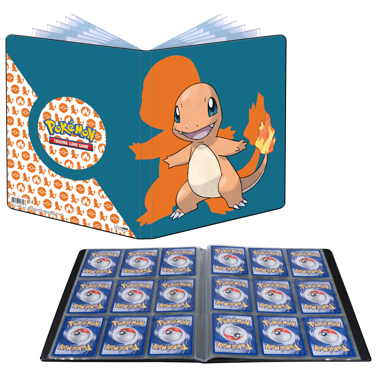 Ultra PRO - Album/Binder/Portfolio 9-Pocket (Holds 180 cards) - Pokemon - Charmander - Hobby Champion Inc
