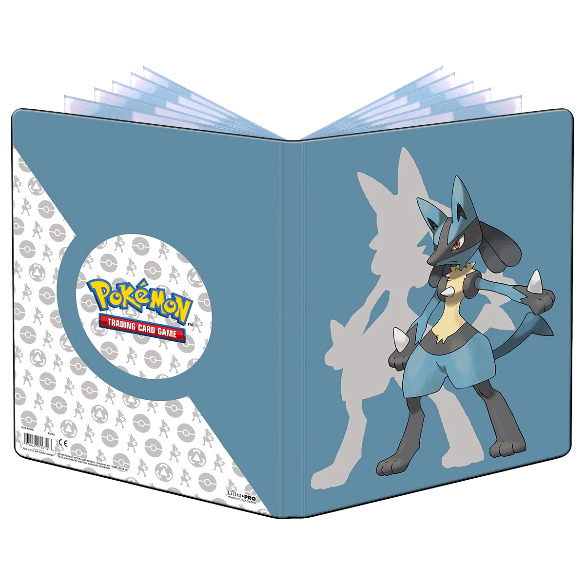 Ultra PRO - Album/Binder/Portfolio 9-Pocket (Holds 180 cards) - Pokemon - Lucario - Hobby Champion Inc