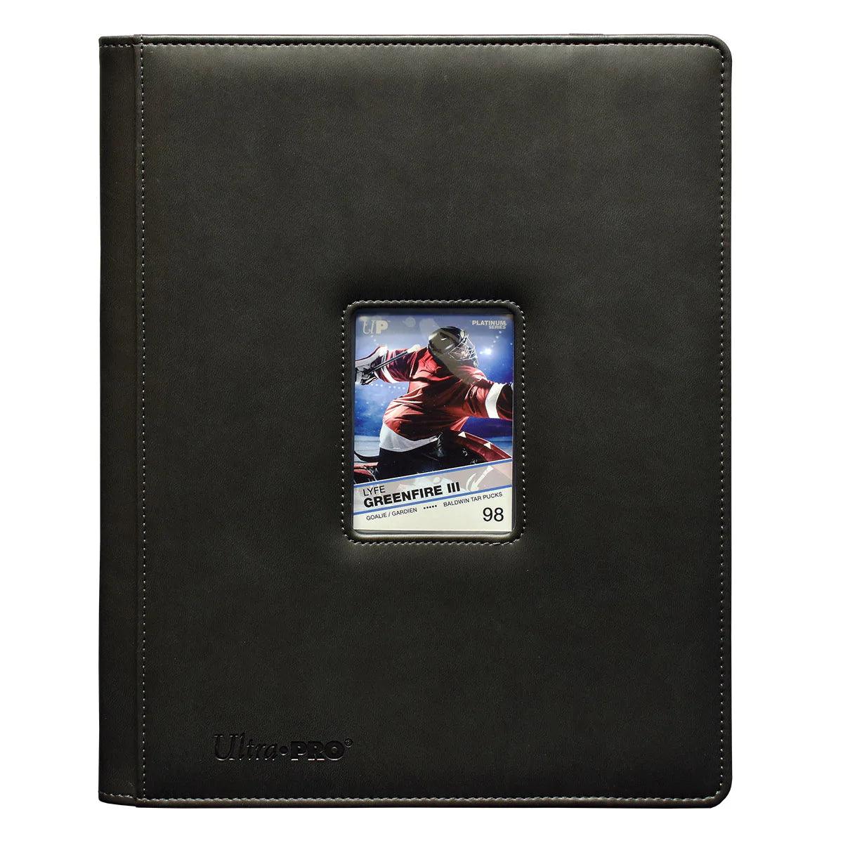 Ultra PRO - Album/Binder/Portfolio 9-Pocket PRO Leather Windows Premium (Holds 180 cards) - Hobby Champion Inc
