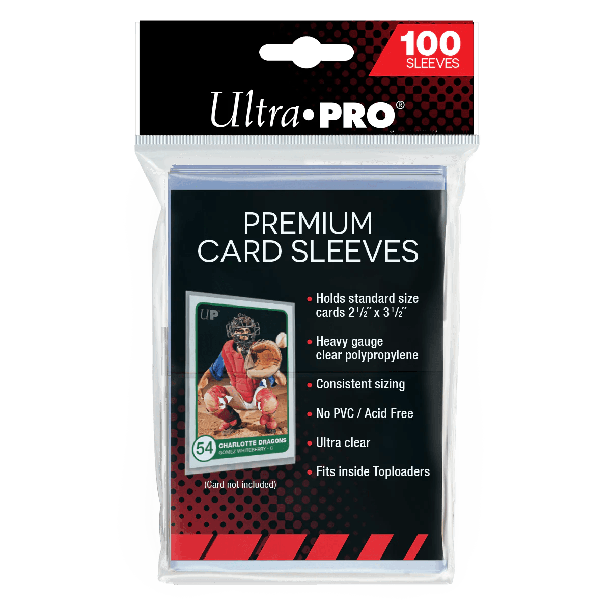 Ultra PRO - Card Sleeves (100ct) - Standard Size (2.5" x 3.5") - Premium Quality - Hobby Champion Inc