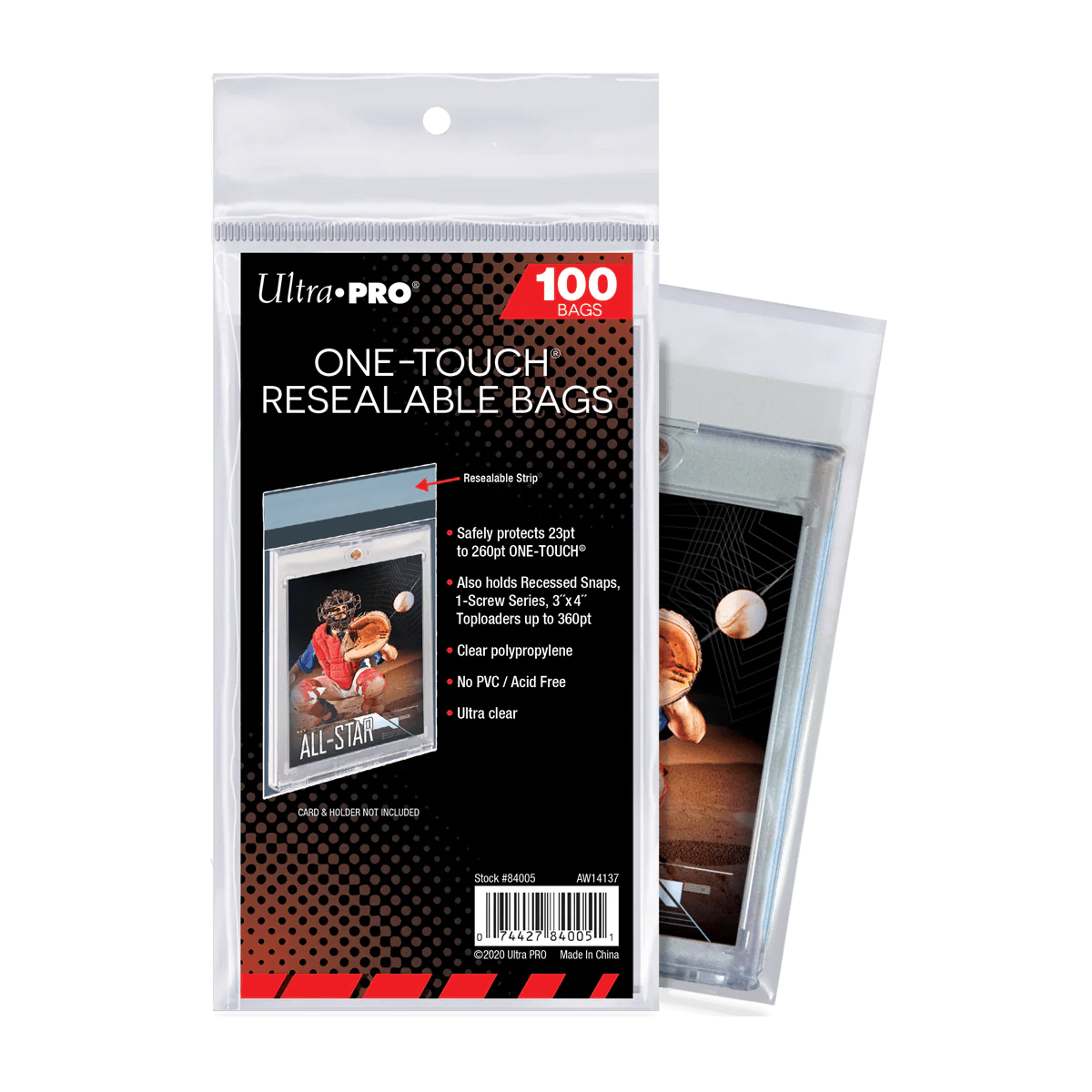 Ultra PRO - One Touch Resealable Bags (100ct) - Hobby Champion Inc