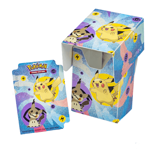 Ultra PRO - Plastic Deck Box - Pokemon - Pikachu & Mimikyu - Hobby Champion Inc