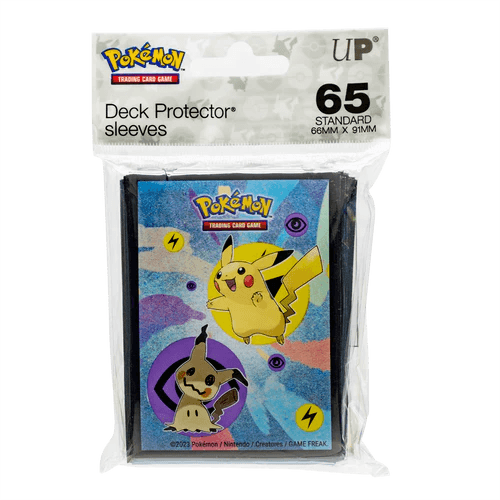 Ultra PRO - Sleeves (65ct) For Pokemon Cards - Pikachu & Mimikyu - Hobby Champion Inc