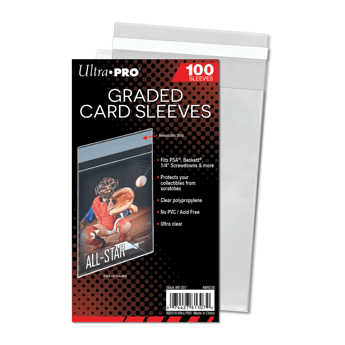 Ultra PRO - Sleeves for Graded Card (100ct) - Hobby Champion Inc