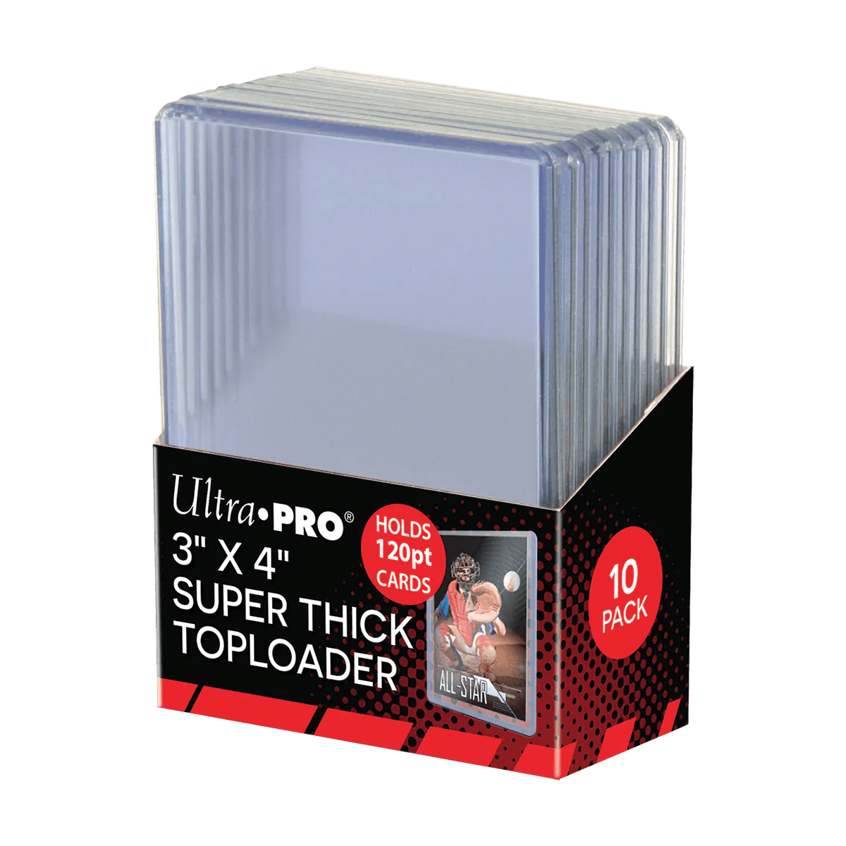 Ultra PRO - Toploader Pack - 120pt (10 toploaders per pack) - Hobby Champion Inc