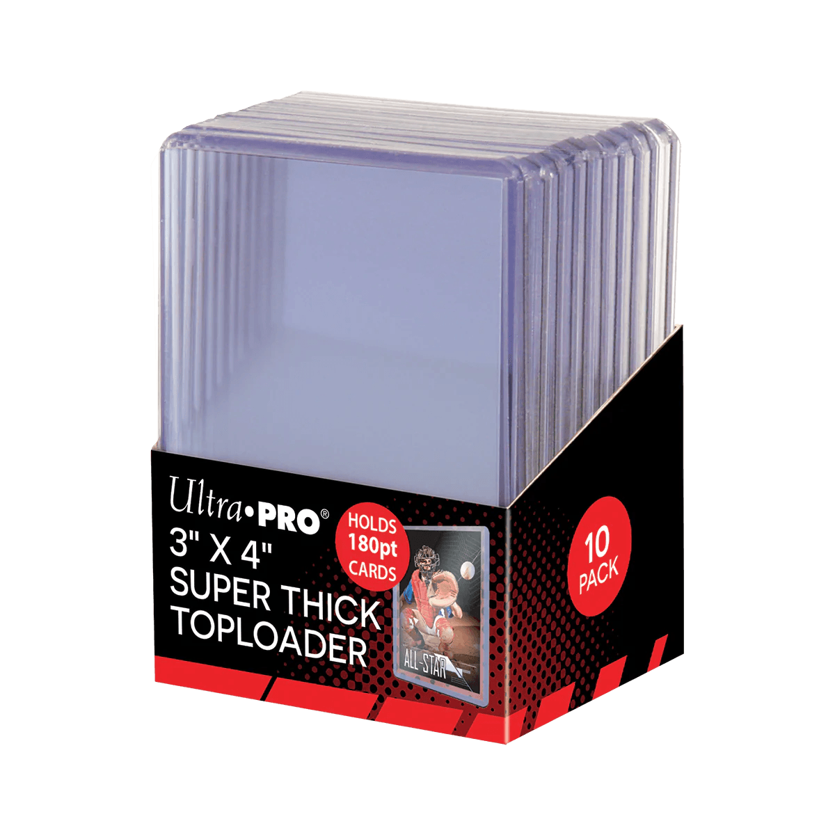 Ultra PRO - Toploader Pack - 180pt (10 toploaders per pack) - Hobby Champion Inc