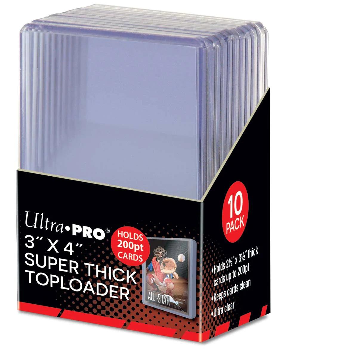 Ultra PRO - Toploader Pack - 200pt (10 toploaders per pack) - Hobby Champion Inc