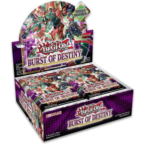 Yu-Gi-Oh! - Burst Of Destiny - 1st Edition - Booster Box (24 packs) - Hobby Champion Inc