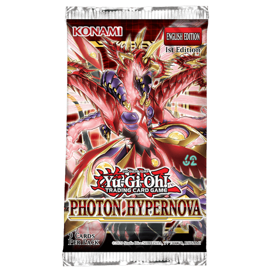 Yu-Gi-Oh! - Photon Hypernova - 1st Edition - Booster Pack (9 cards) - Hobby Champion Inc