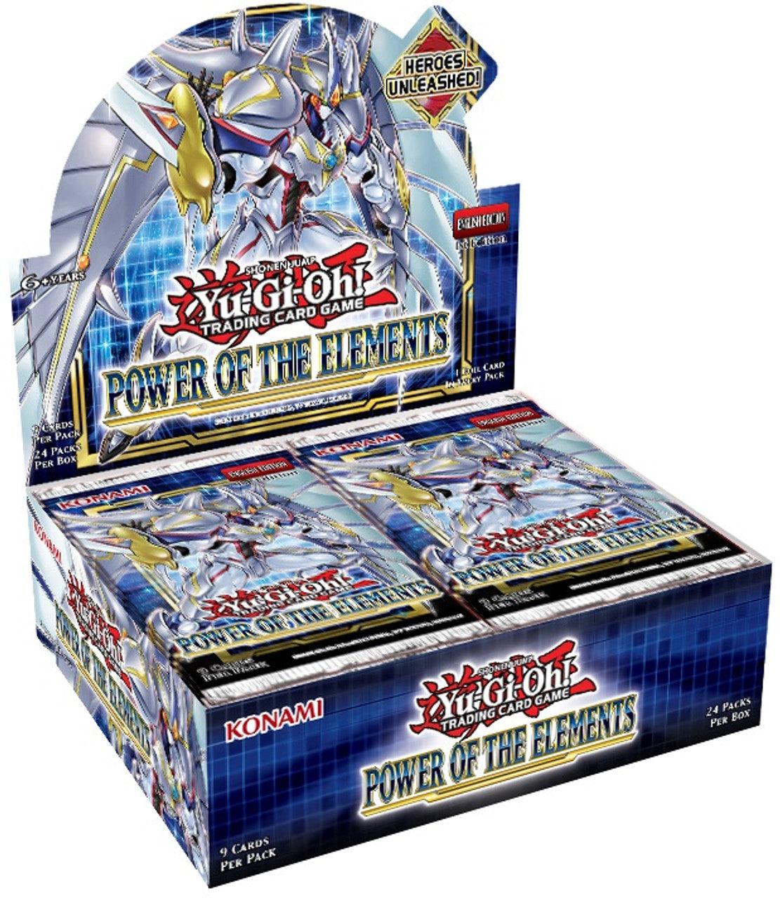 Yu-Gi-Oh! - Power Of The Elements - 1st Edition - Booster Box (24 packs) - Hobby Champion Inc